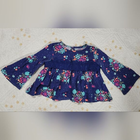 Girl 2t floral top - Picture 1 of 3